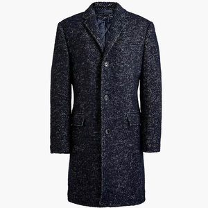 JCrew Factory Wool Blend Herringbone Thompson Coat